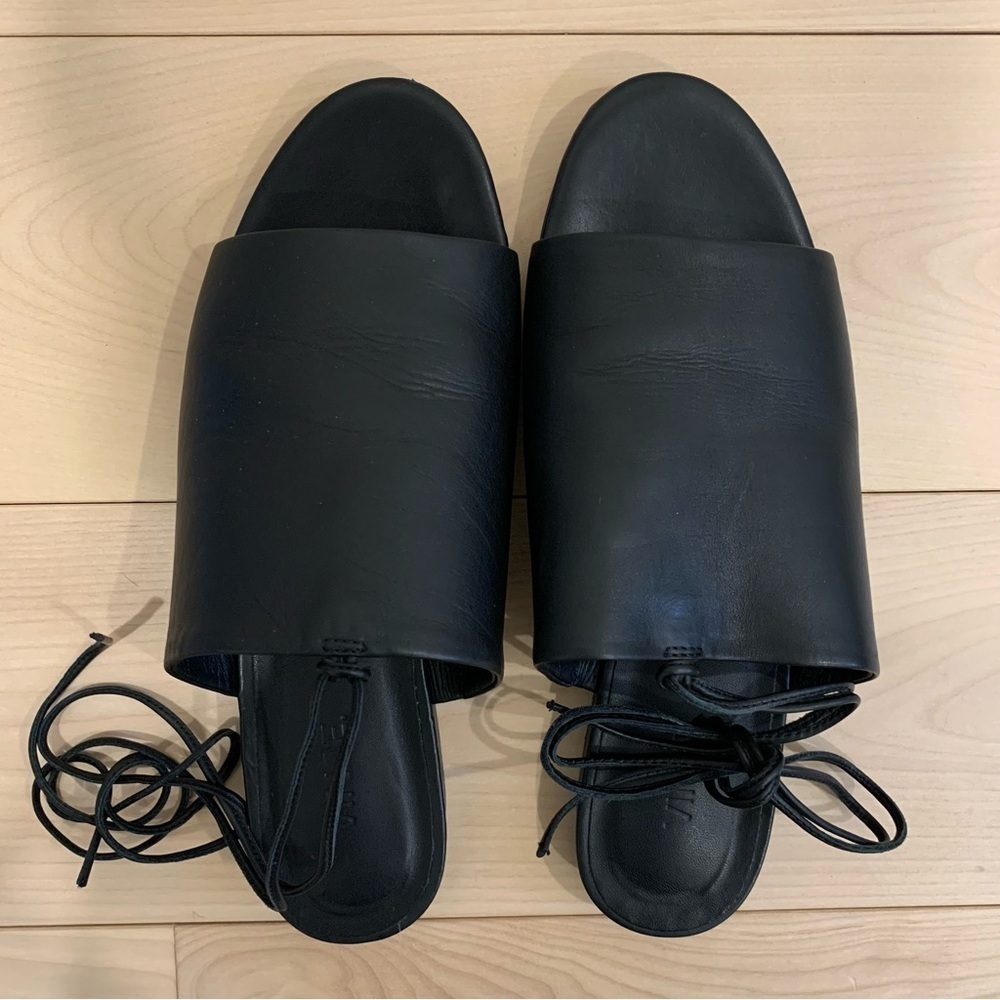 Vince Damon Leather Lace Up Sandals - Picture 4 of 11